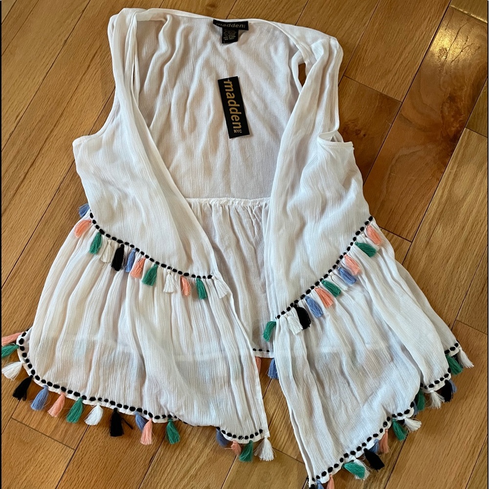 Womens tassel vest